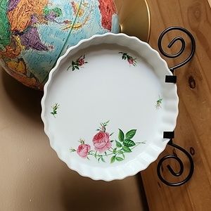 Vintage Christine Holm pie dish flan dish